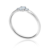 Trilogie – Dreistein-Diamantring